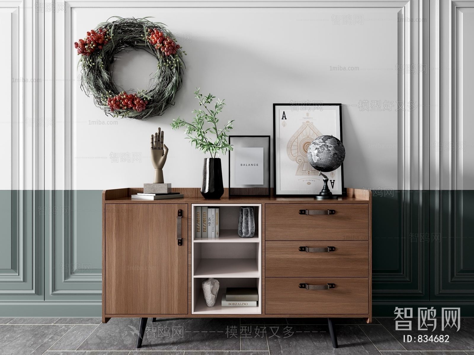 Nordic Style Side Cabinet/Entrance Cabinet