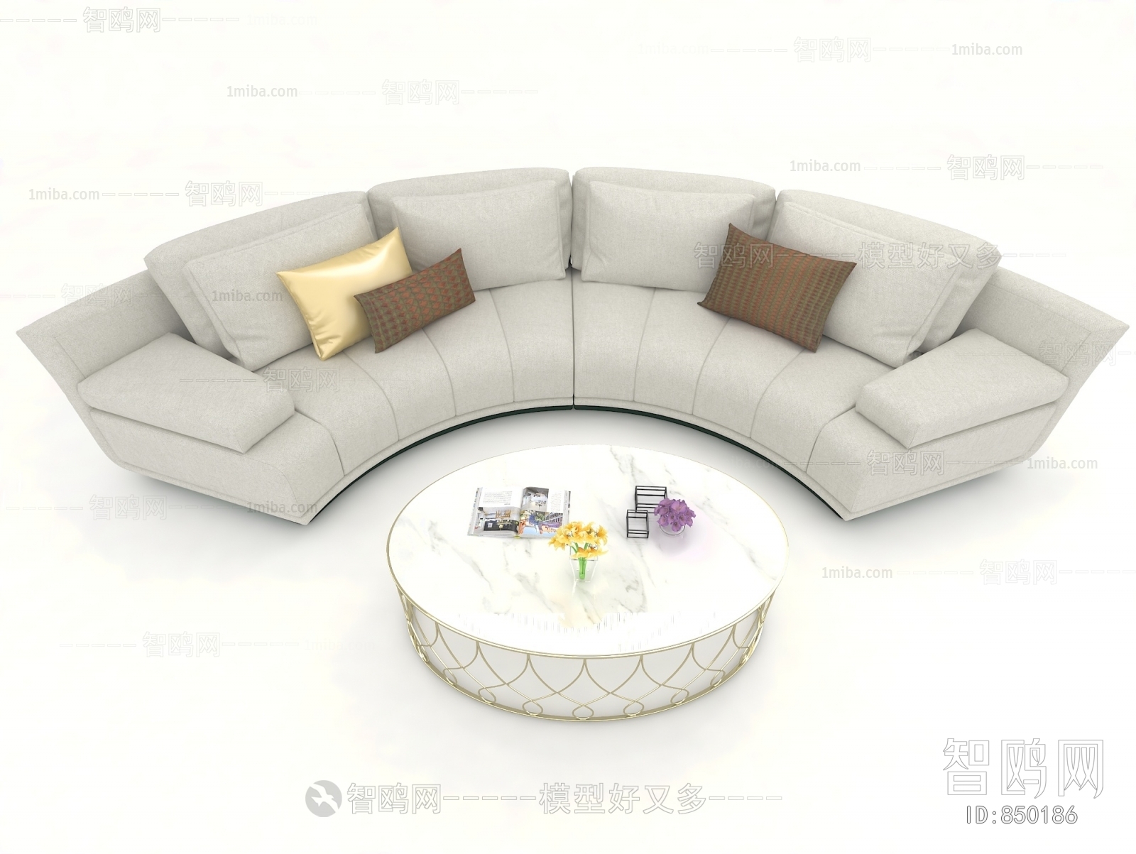 Modern Multi Person Sofa