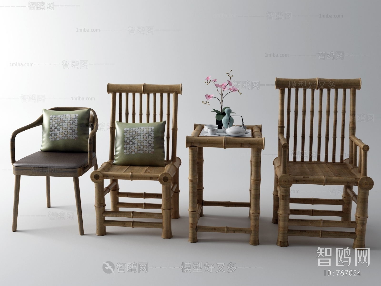 New Chinese Style Lounge Chair