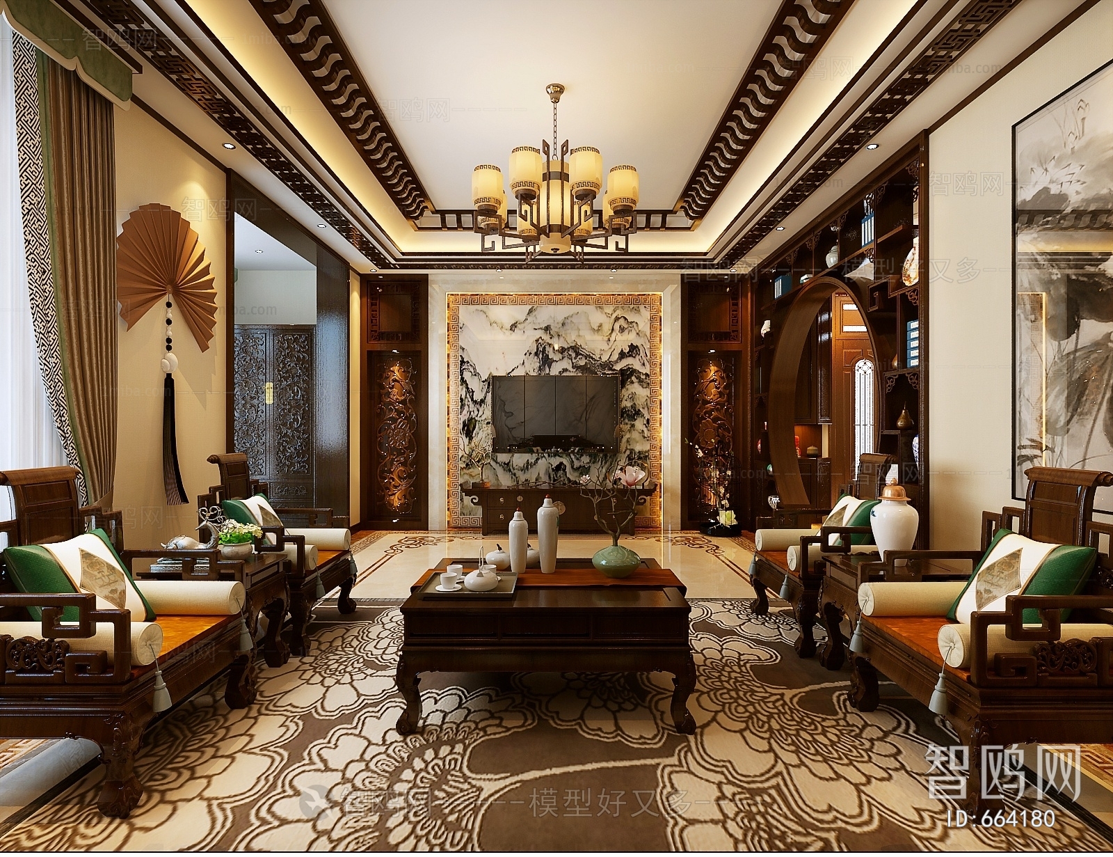 Chinese Style A Living Room