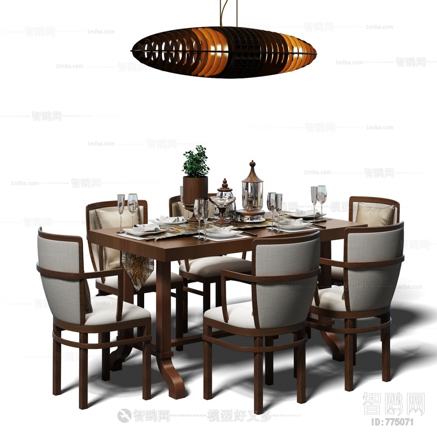 New Chinese Style Dining Table And Chairs