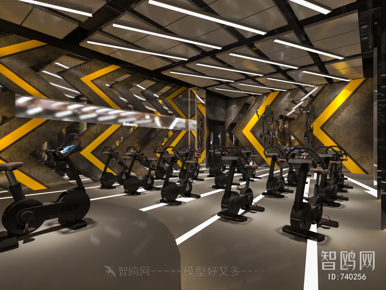 Industrial Style Gym