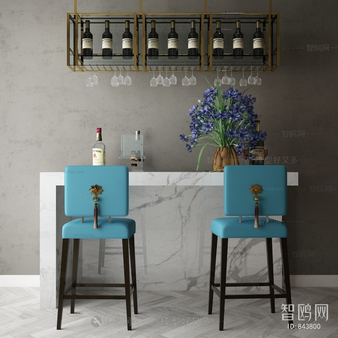 New Chinese Style Counter Bar