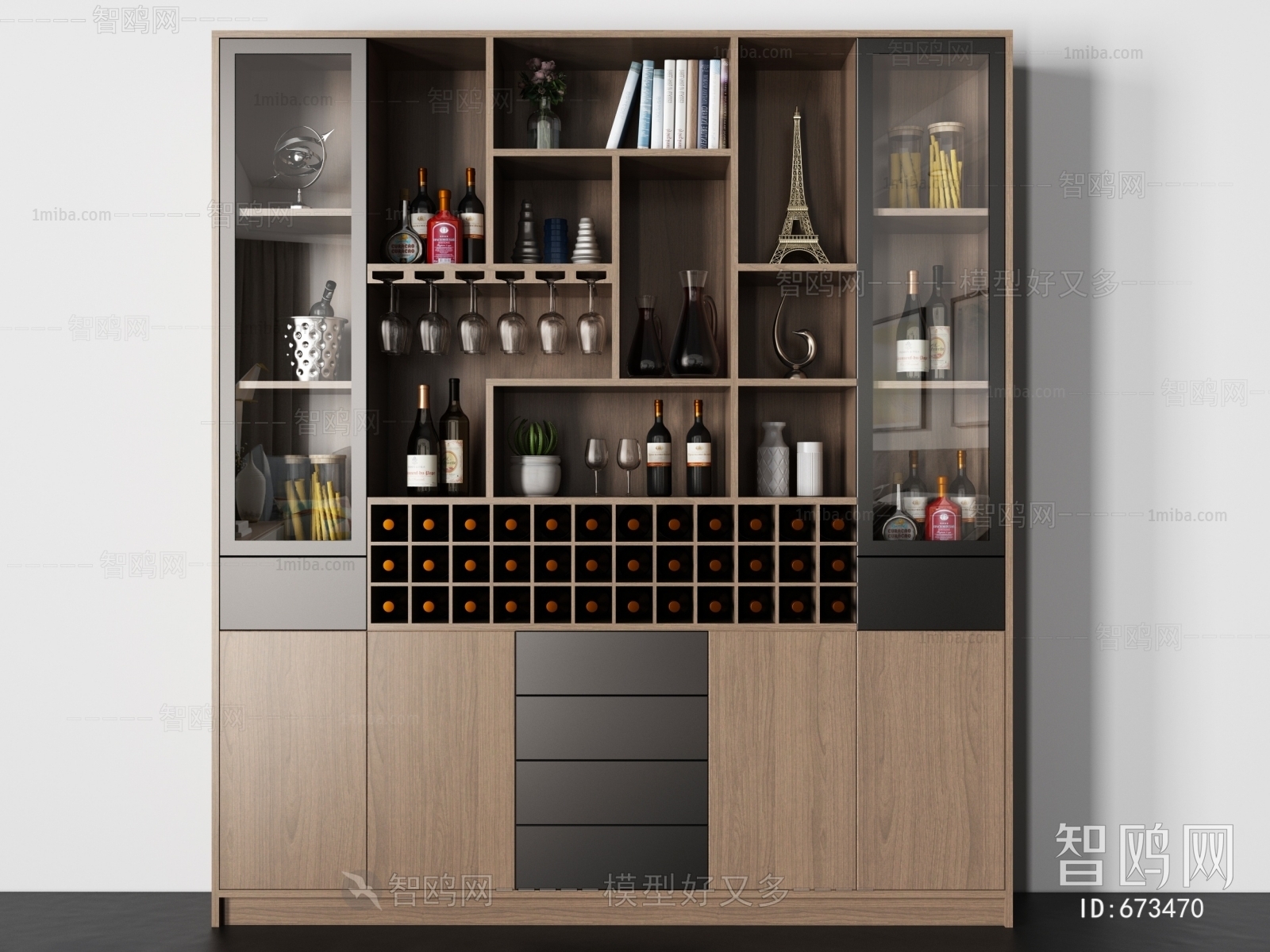 Modern Wine Cabinet