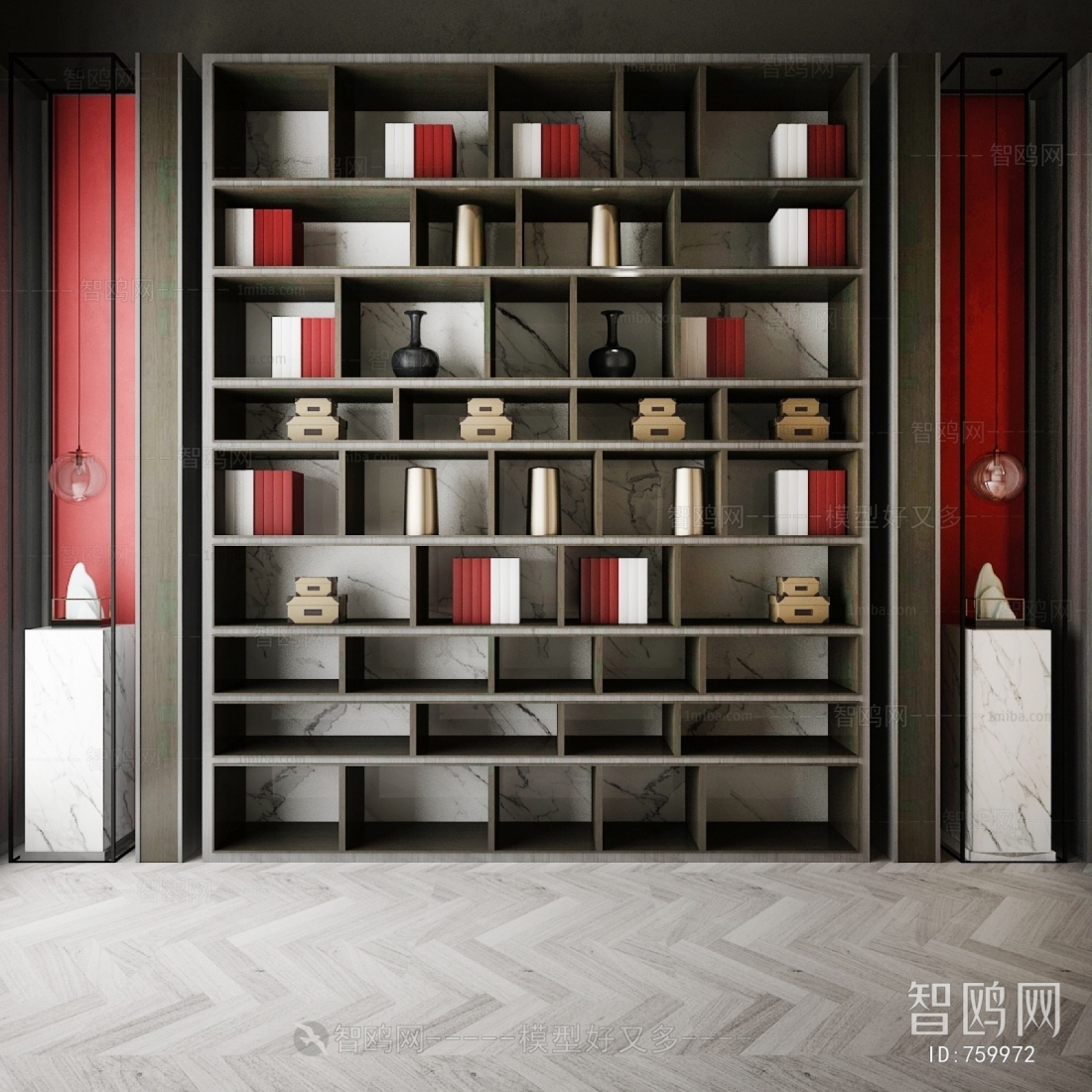 New Chinese Style Decorative Cabinet