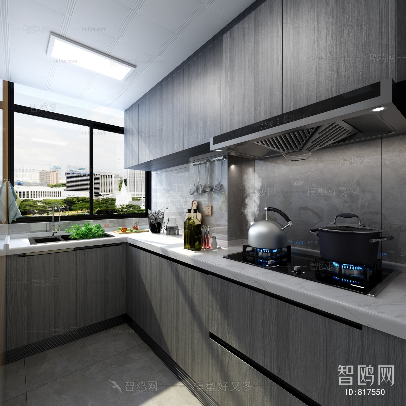 Modern The Kitchen