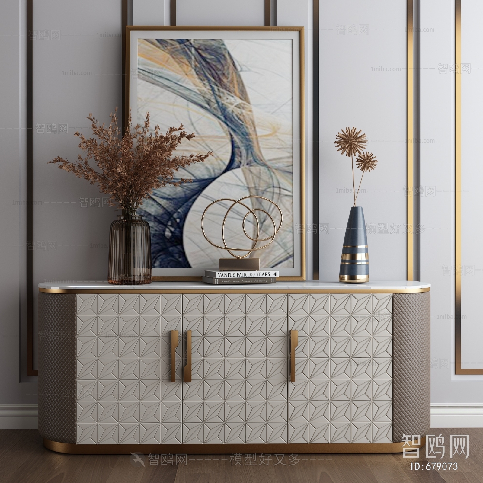 Modern Side Cabinet/Entrance Cabinet