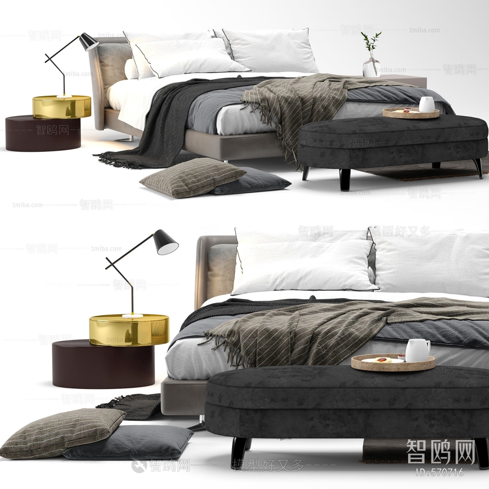 Modern Double Bed