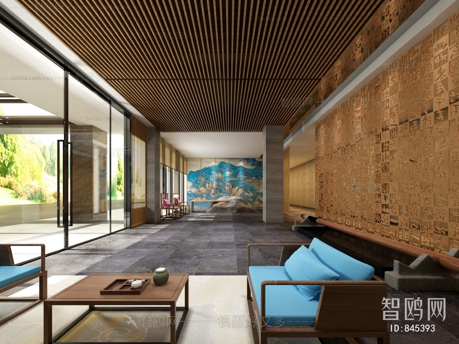 New Chinese Style Lobby Hall