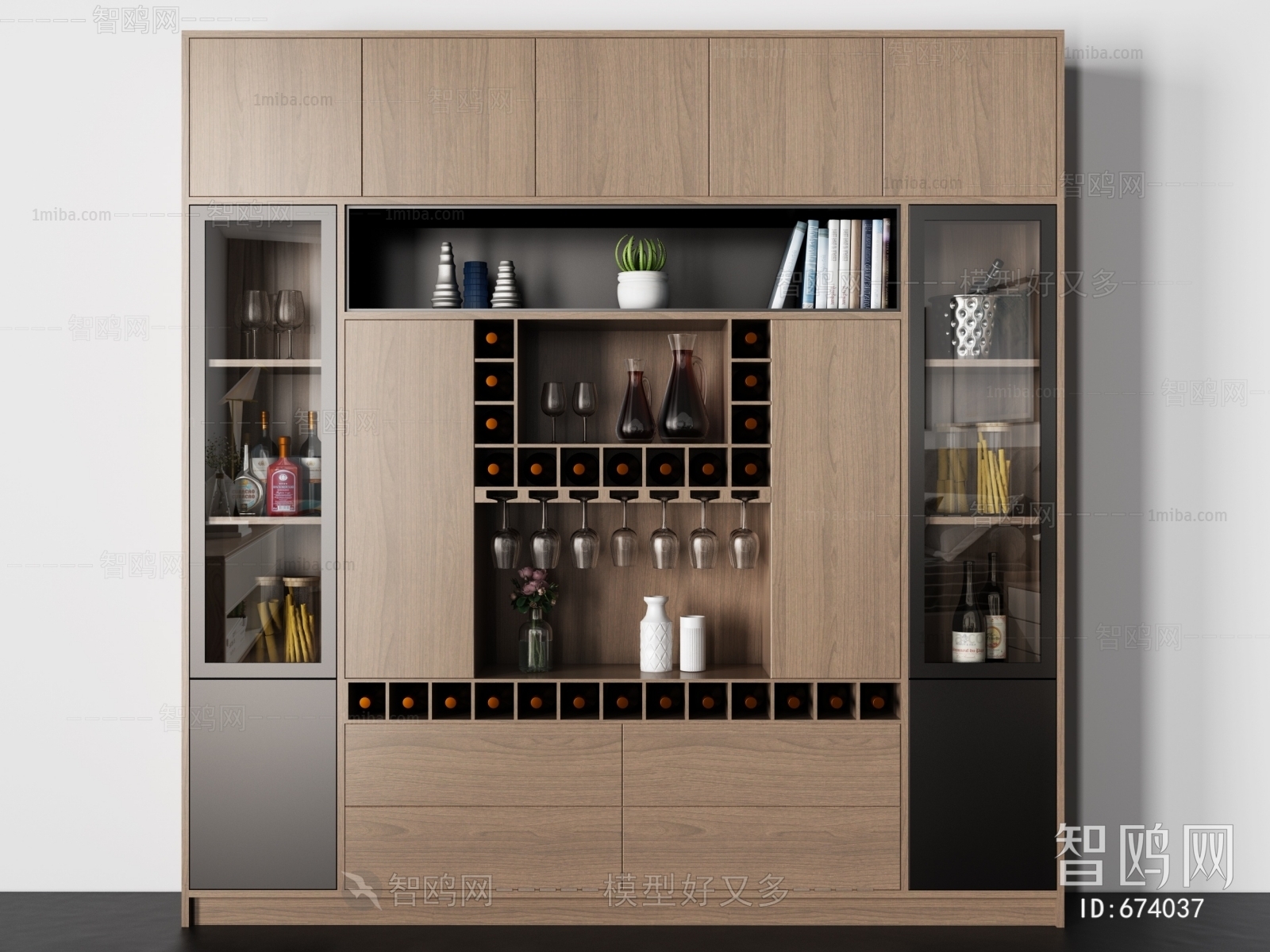 Nordic Style Wine Cabinet