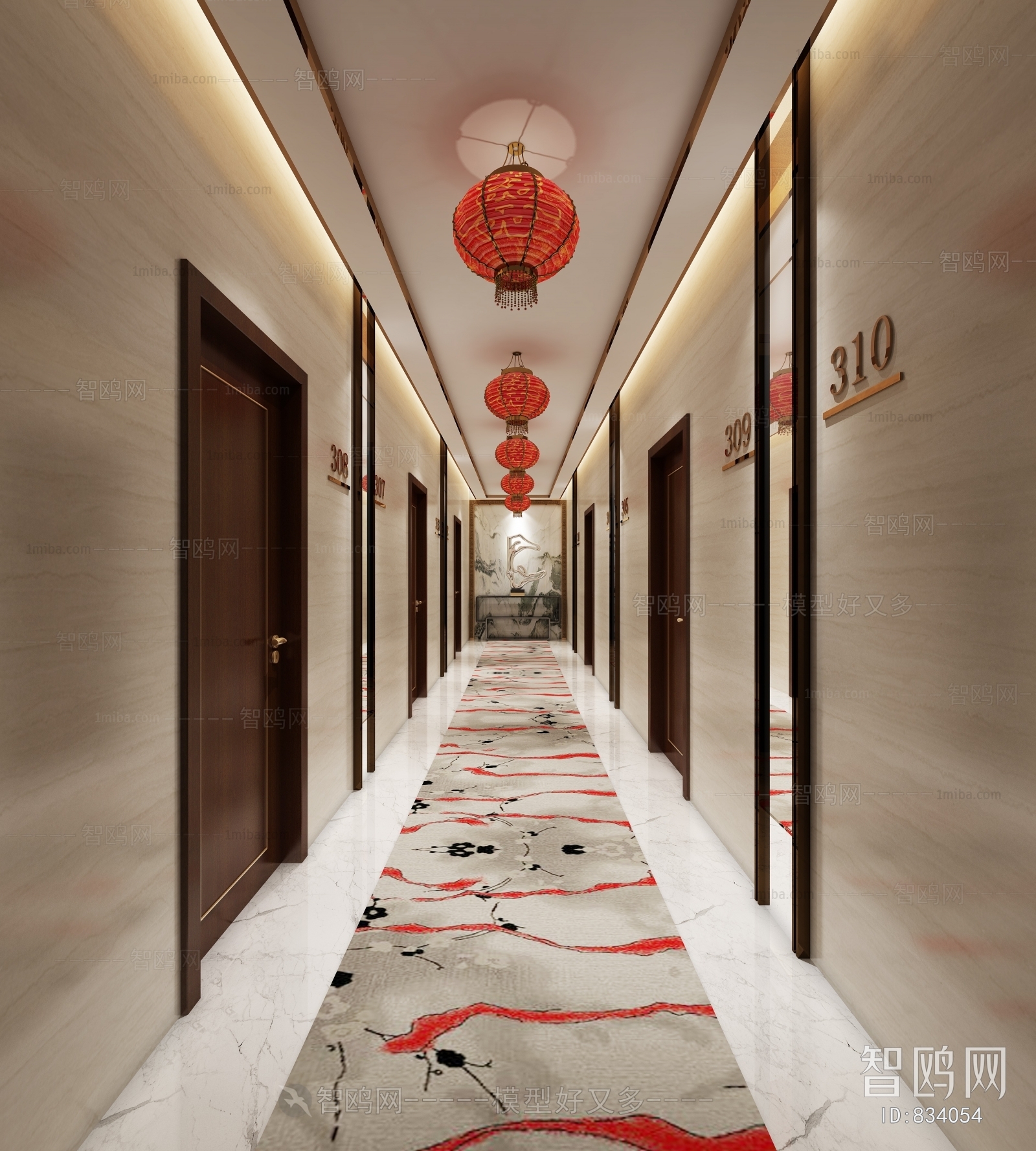 New Chinese Style Corridor