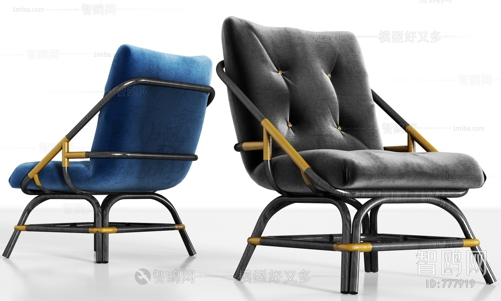 New Chinese Style Lounge Chair