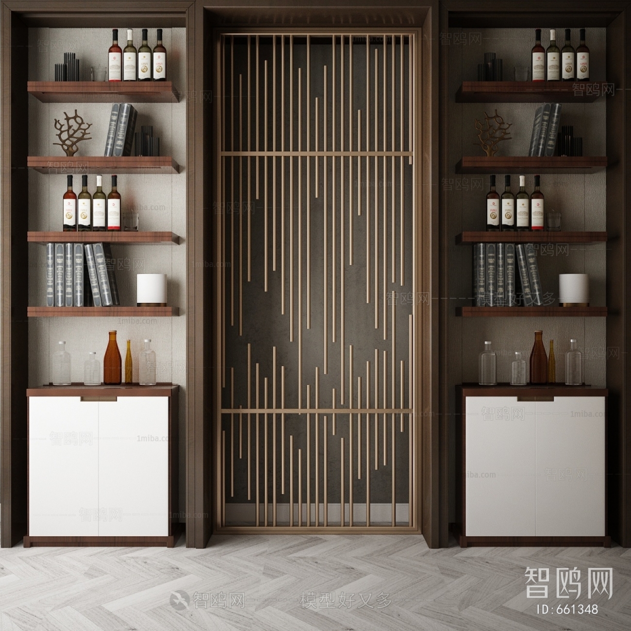 New Chinese Style Bookcase