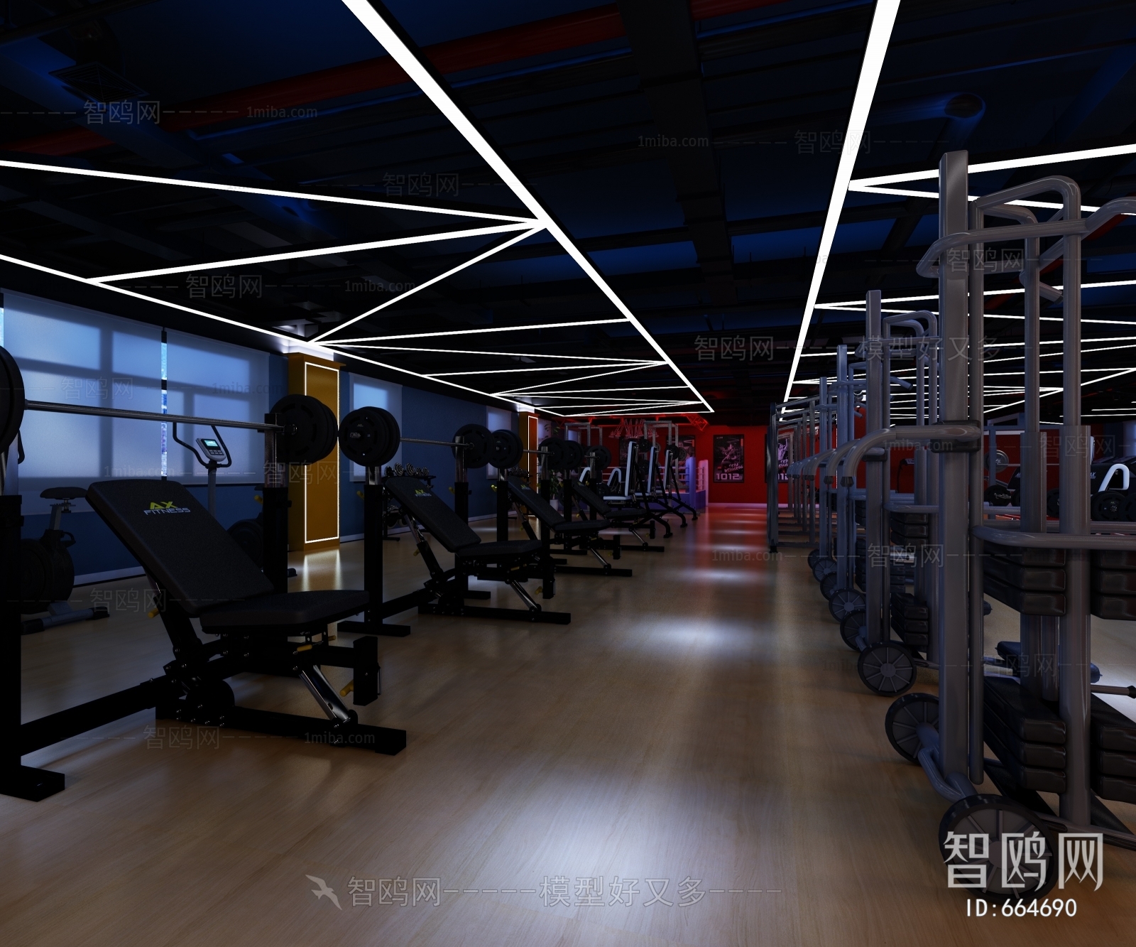 Industrial Style Gym