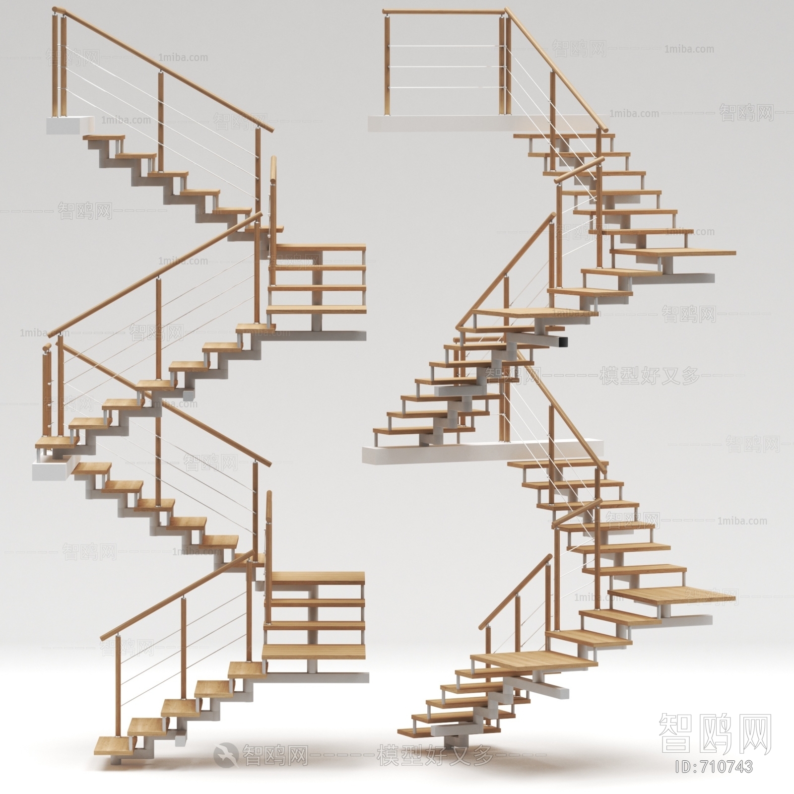 Modern Stair Balustrade/elevator