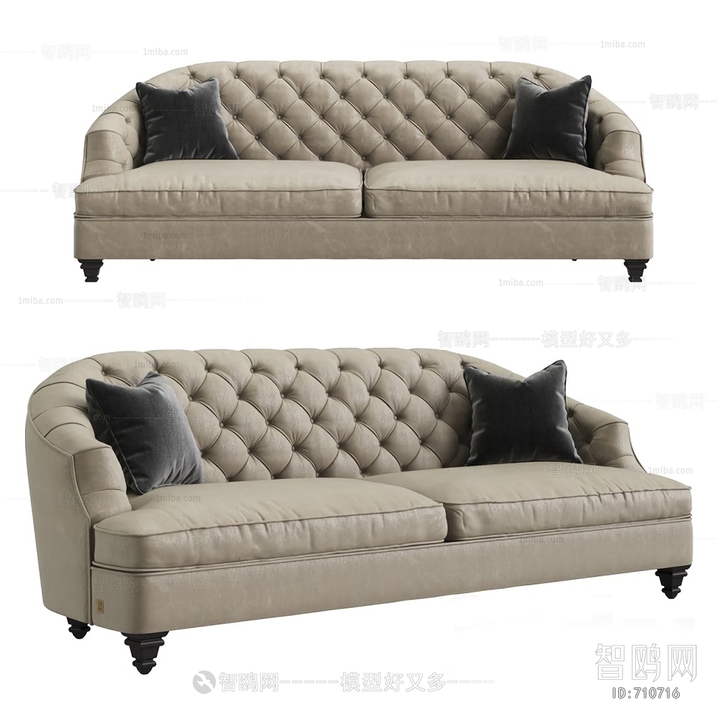 American Style A Sofa For Two