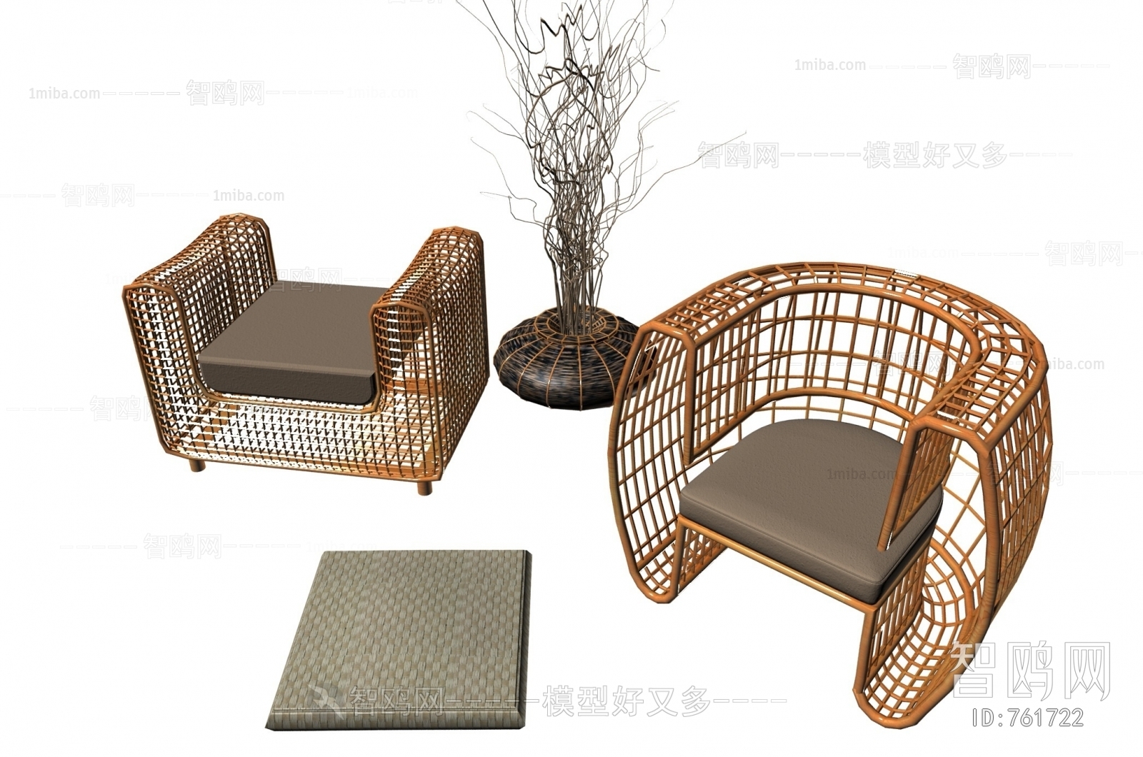 New Chinese Style Lounge Chair