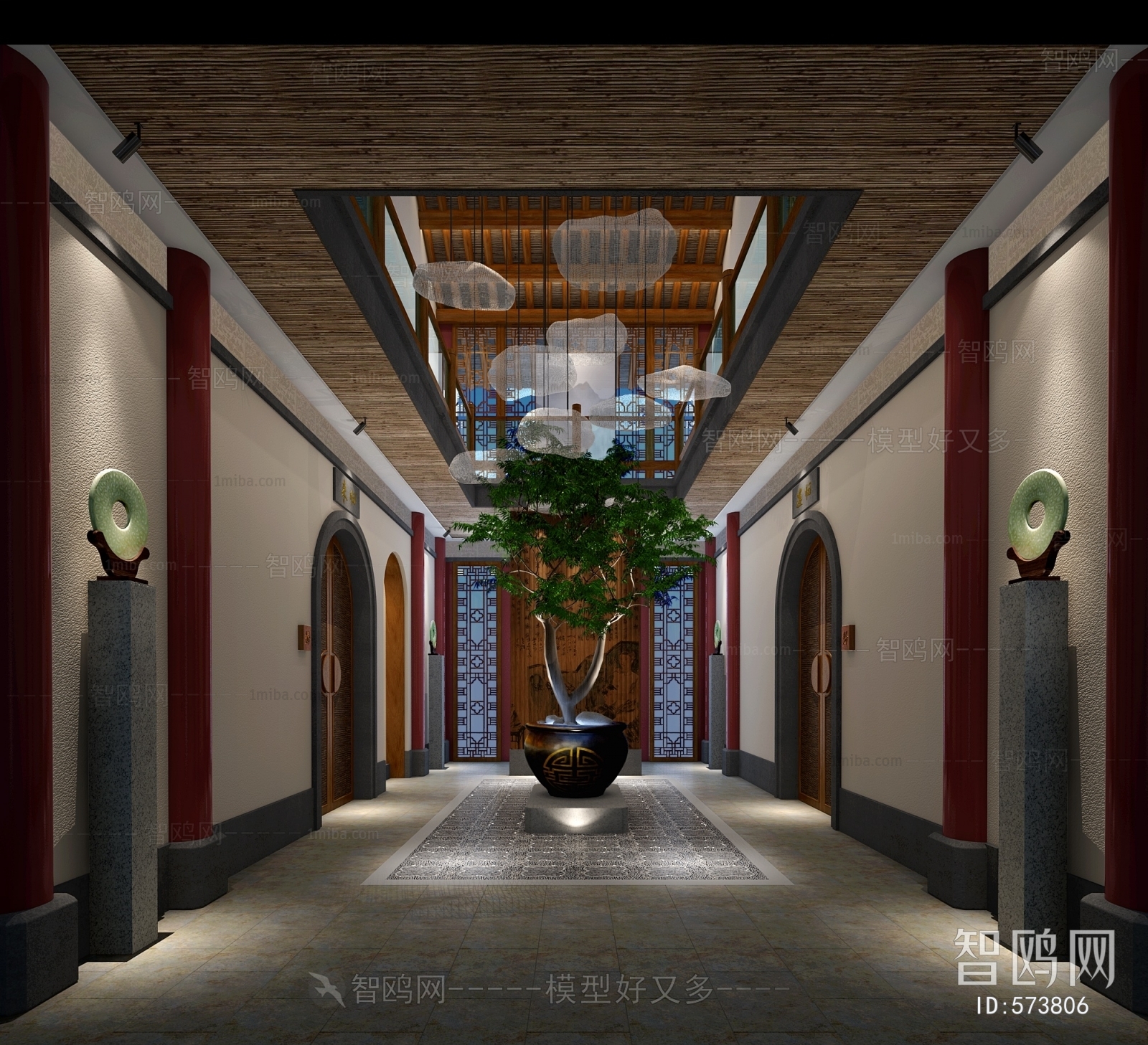 New Chinese Style Hotel Space