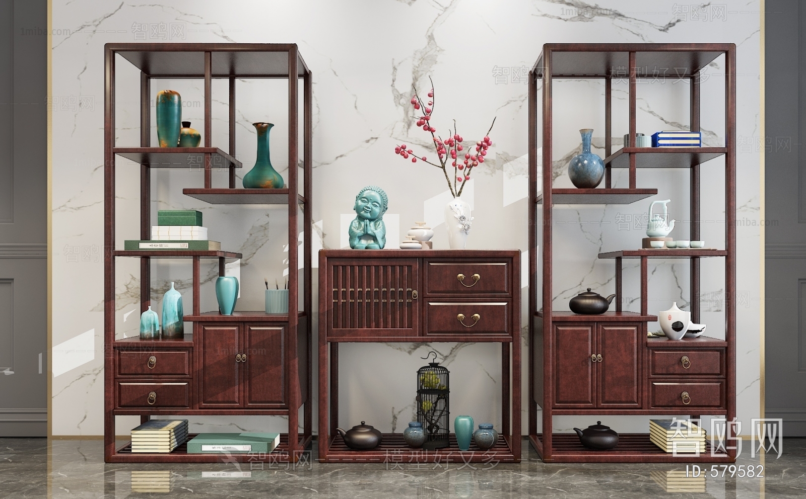 New Chinese Style Antique Rack