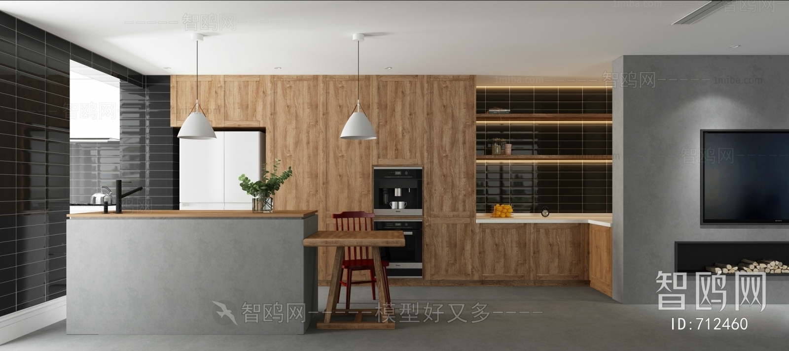 Modern Open Kitchen