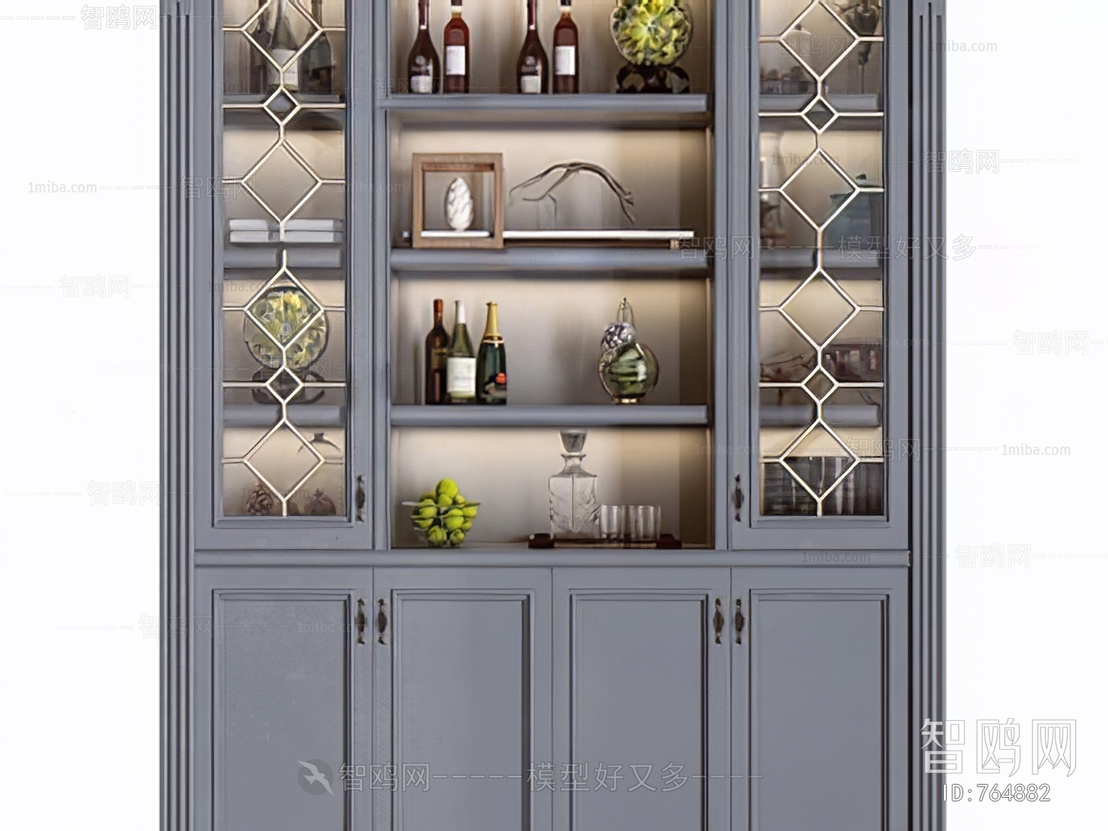 American Style Wine Cabinet