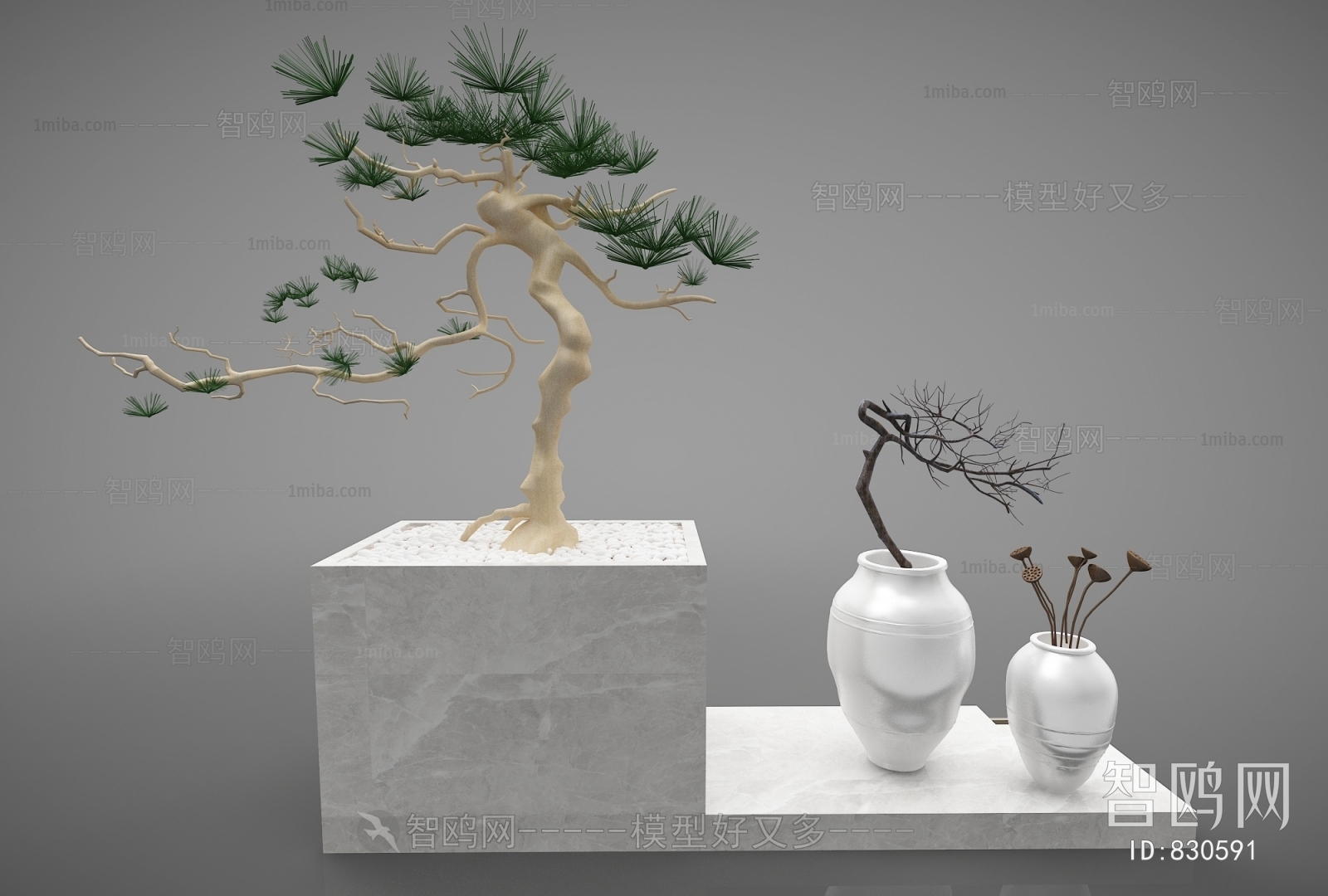 New Chinese Style Bonsai