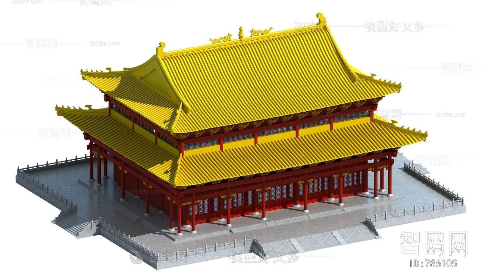 Chinese Style Ancient Architectural Buildings