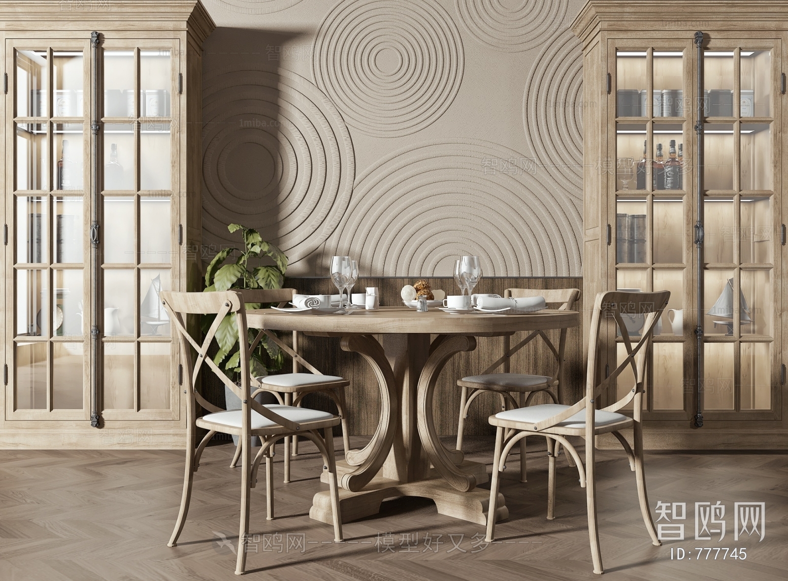 American Style Dining Table And Chairs