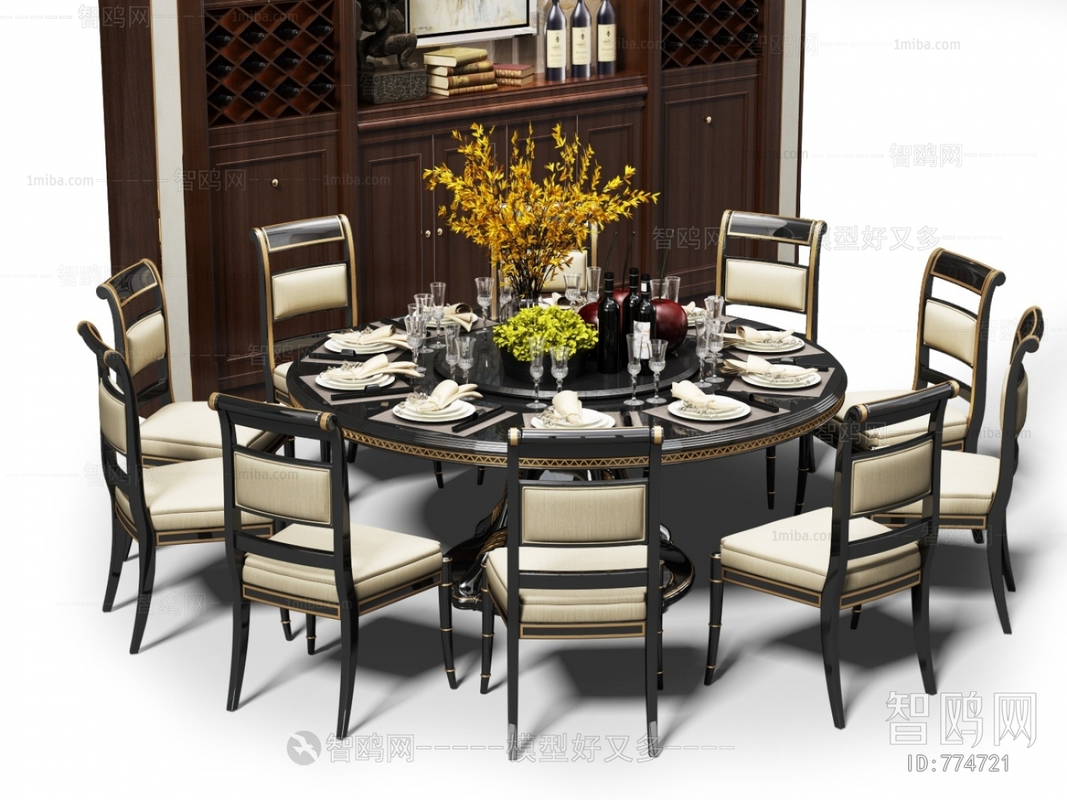 American Style Dining Table And Chairs