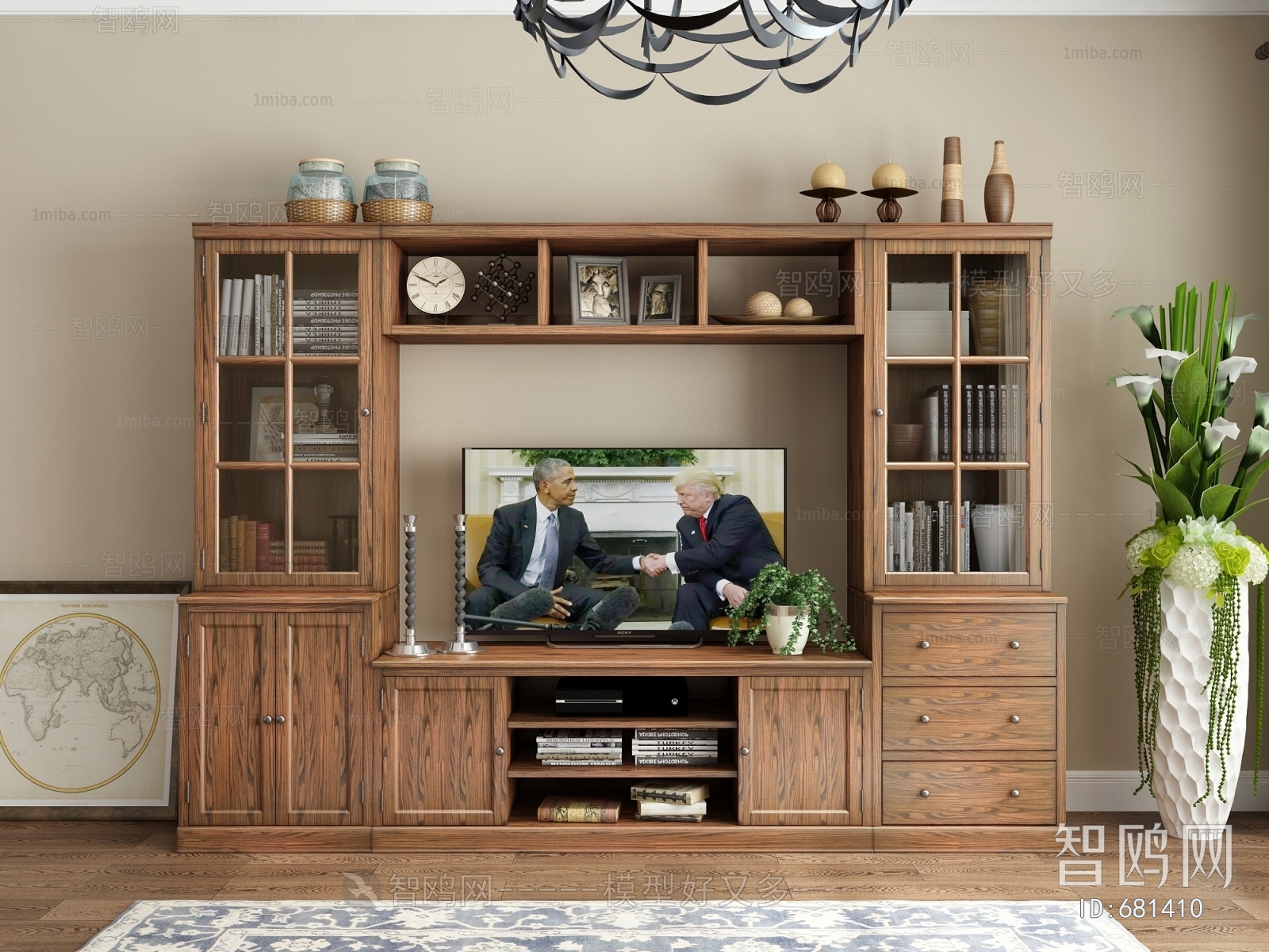 American Style TV Cabinet