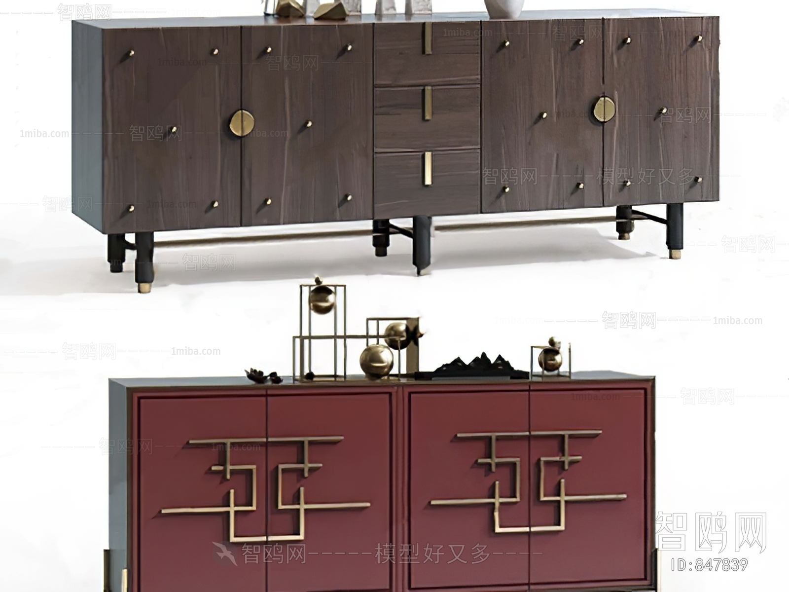 New Chinese Style TV Cabinet