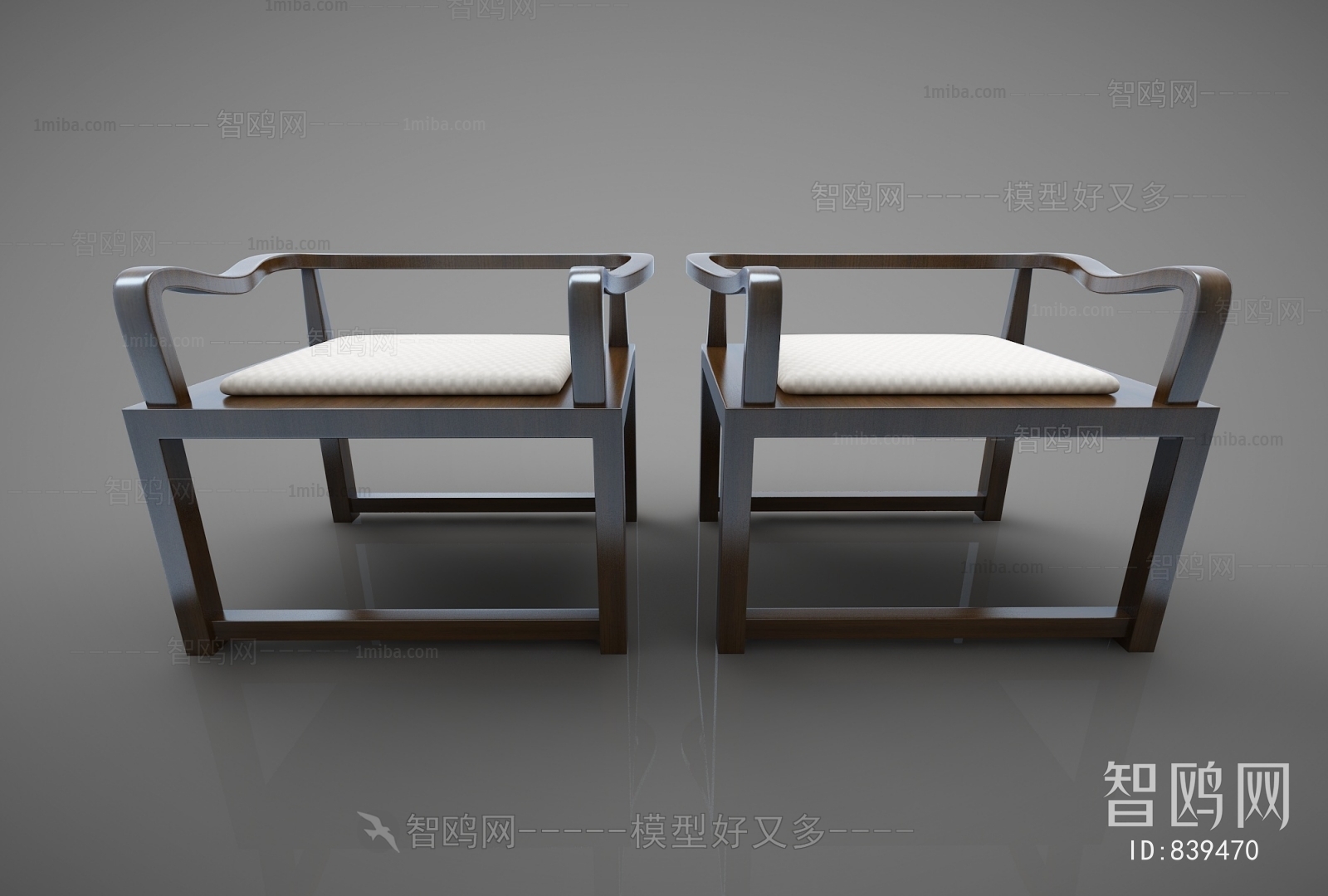 New Chinese Style Lounge Chair