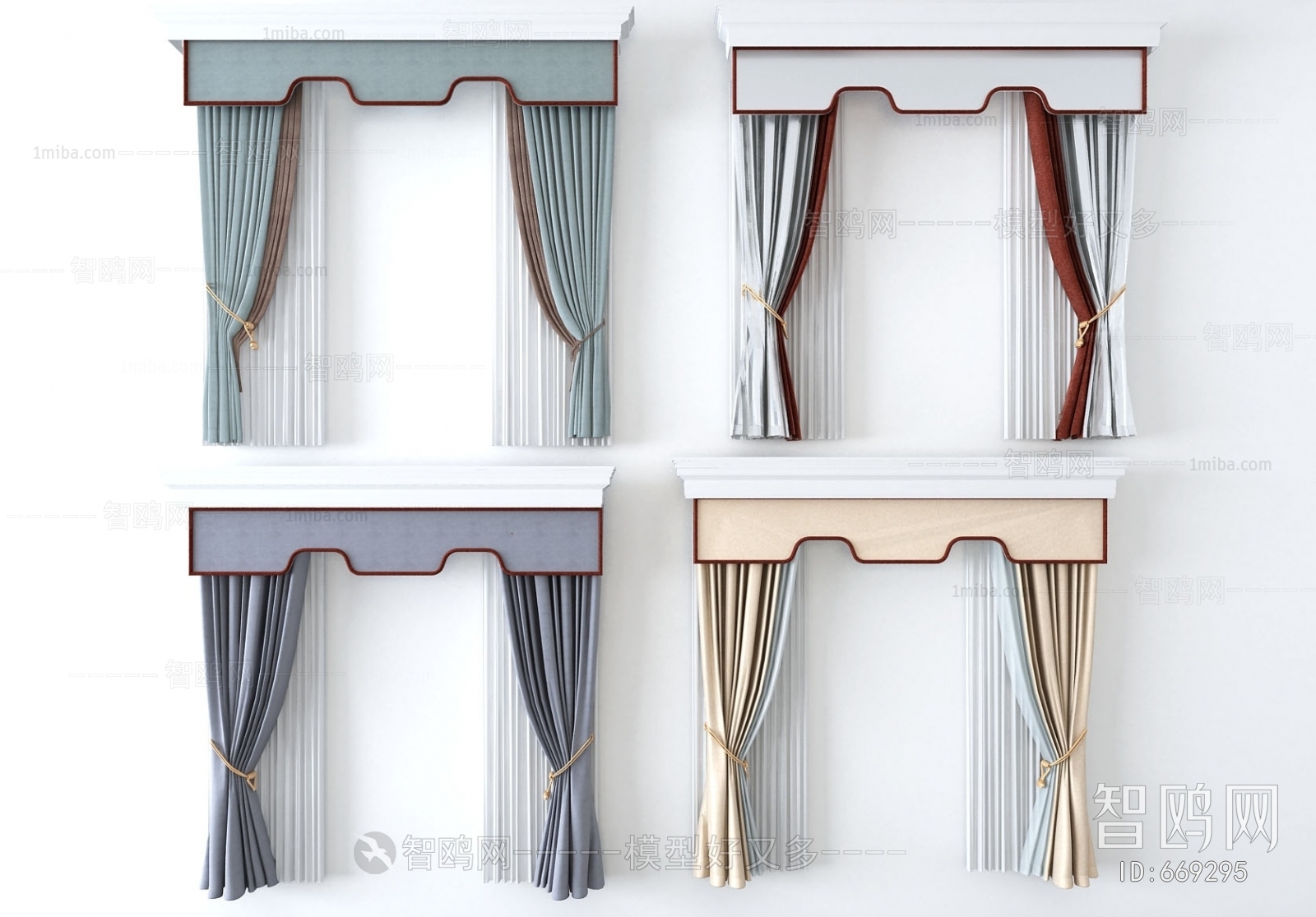 New Chinese Style The Curtain