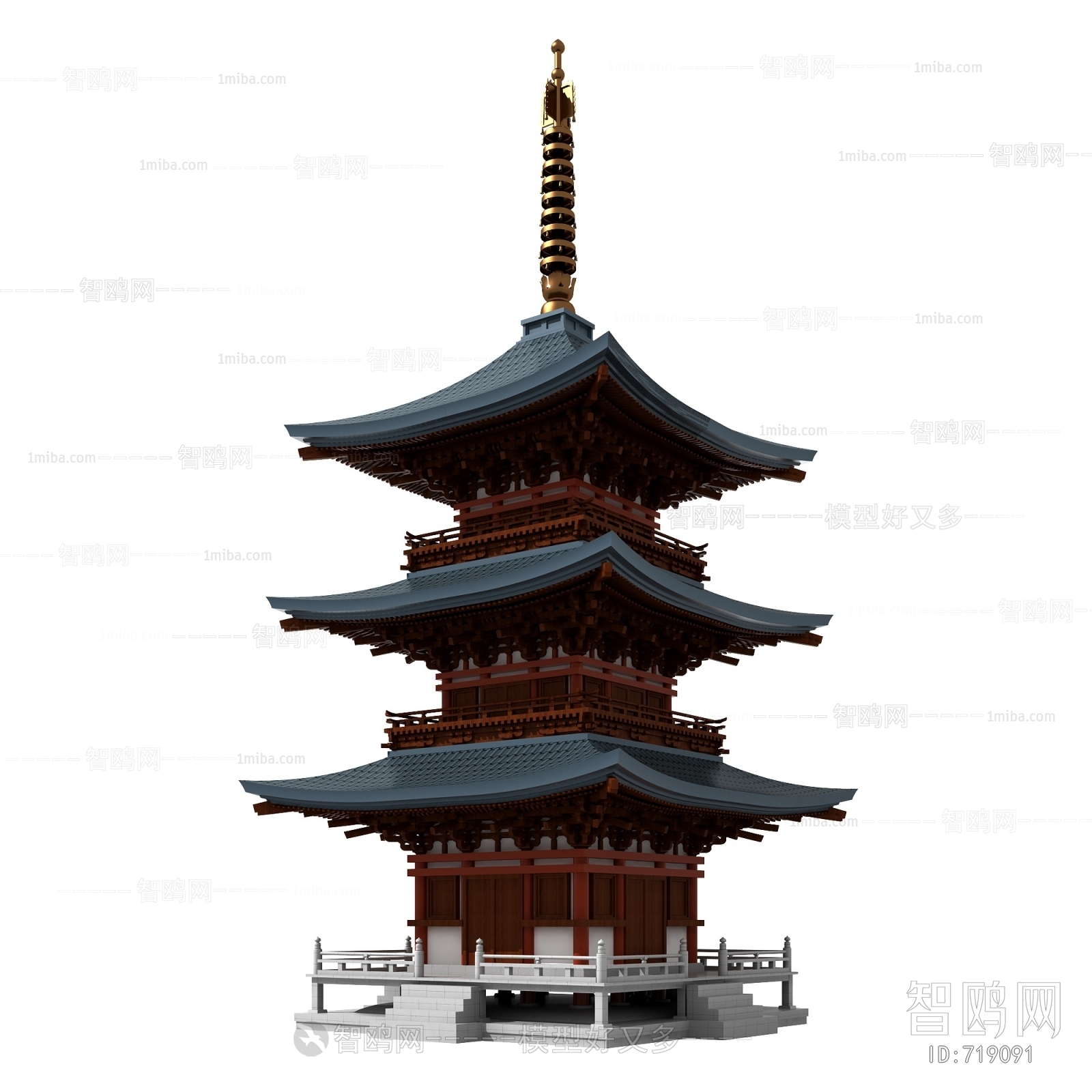 Chinese Style Ancient Architectural Buildings