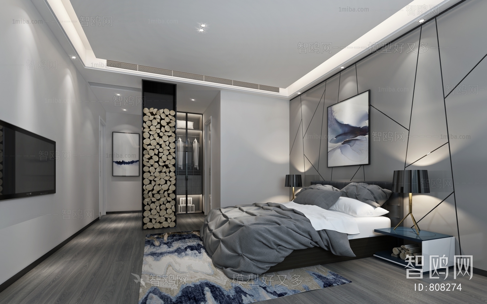 Post Modern Style Bedroom