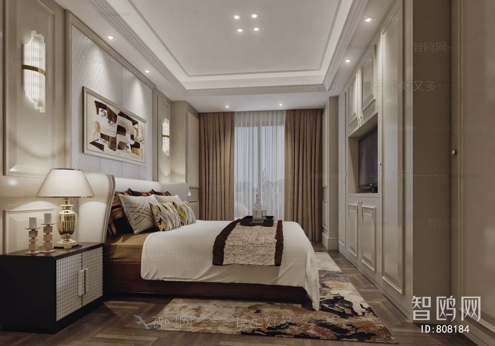 Post Modern Style Bedroom