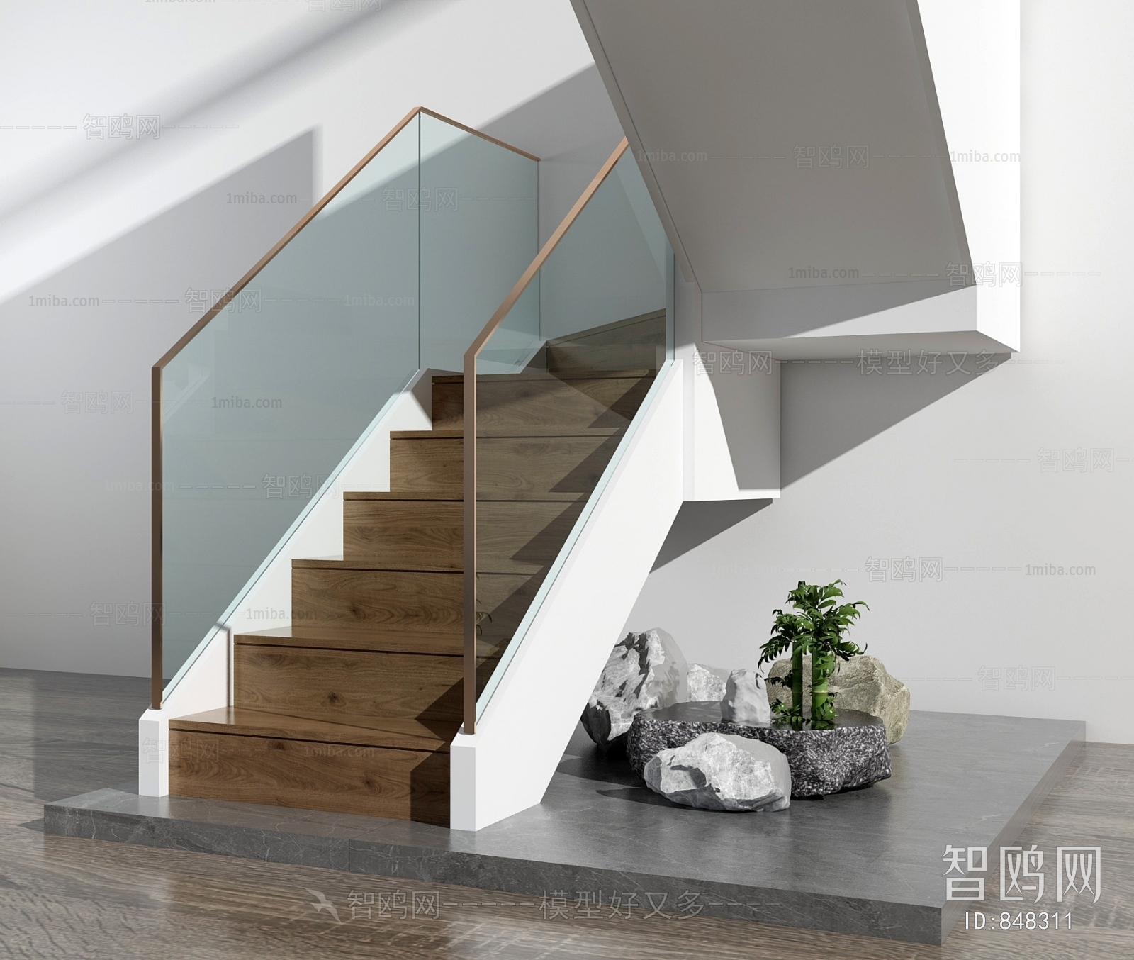 Modern Stair Balustrade/elevator