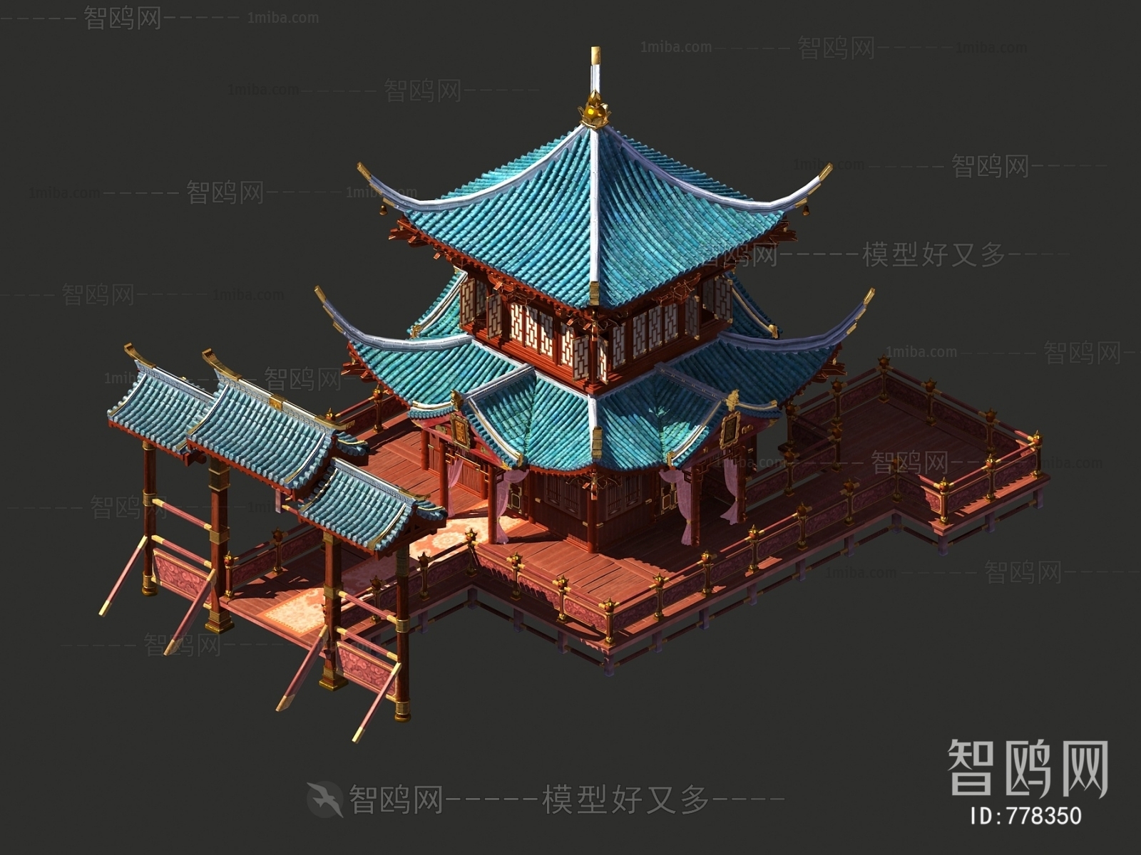 Chinese Style Ancient Architectural Buildings