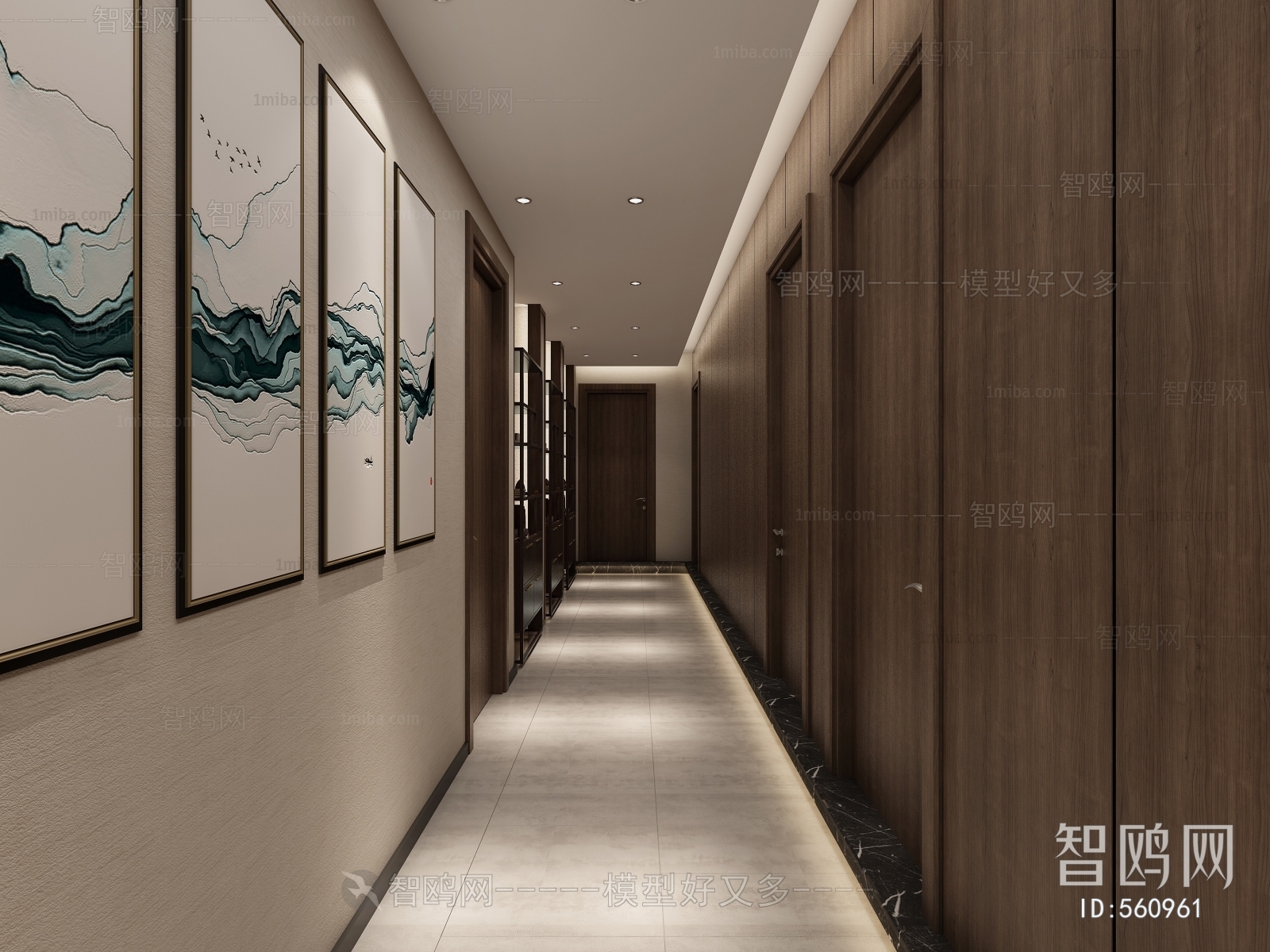 New Chinese Style Corridor