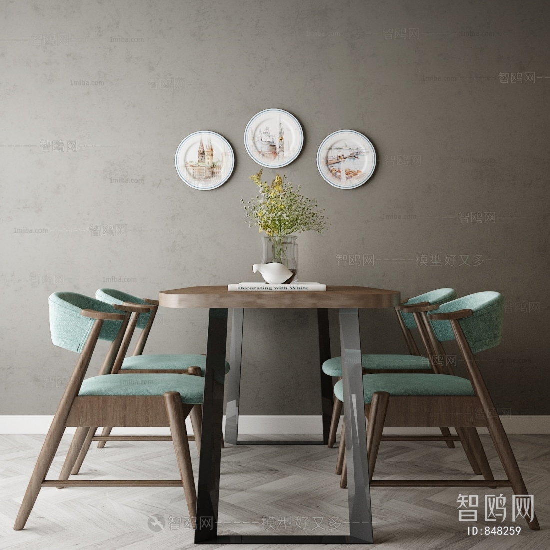 Nordic Style Dining Table And Chairs