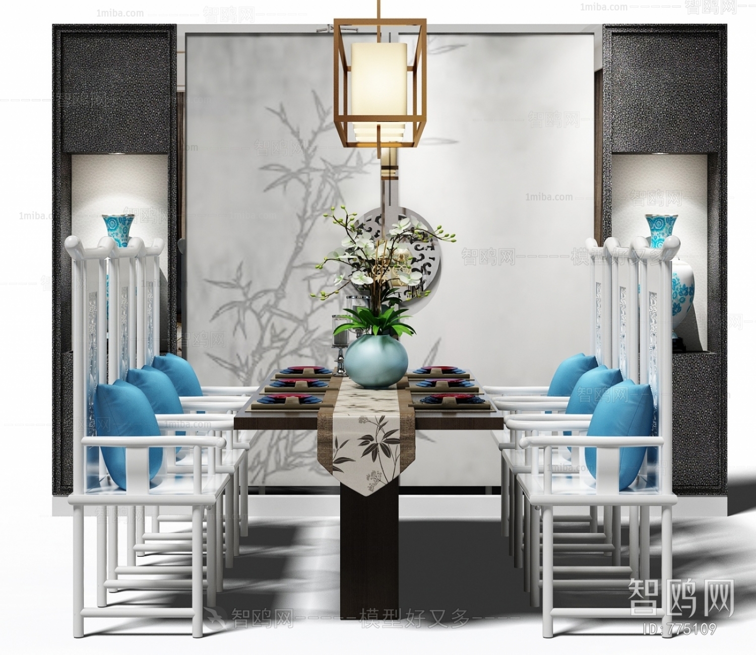 New Chinese Style Dining Table And Chairs