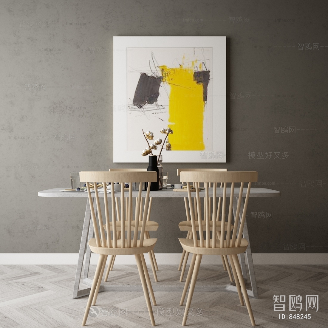 Nordic Style Dining Table And Chairs