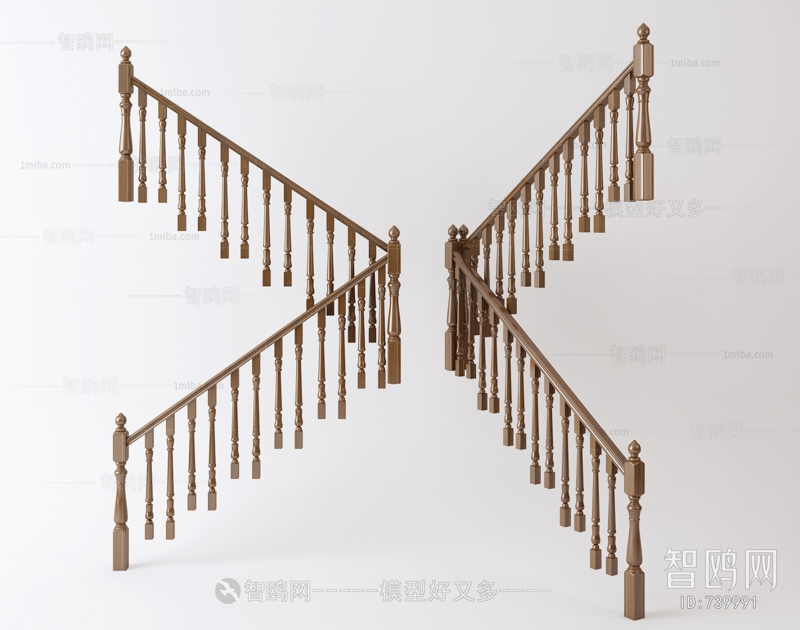 新中式楼梯扶手