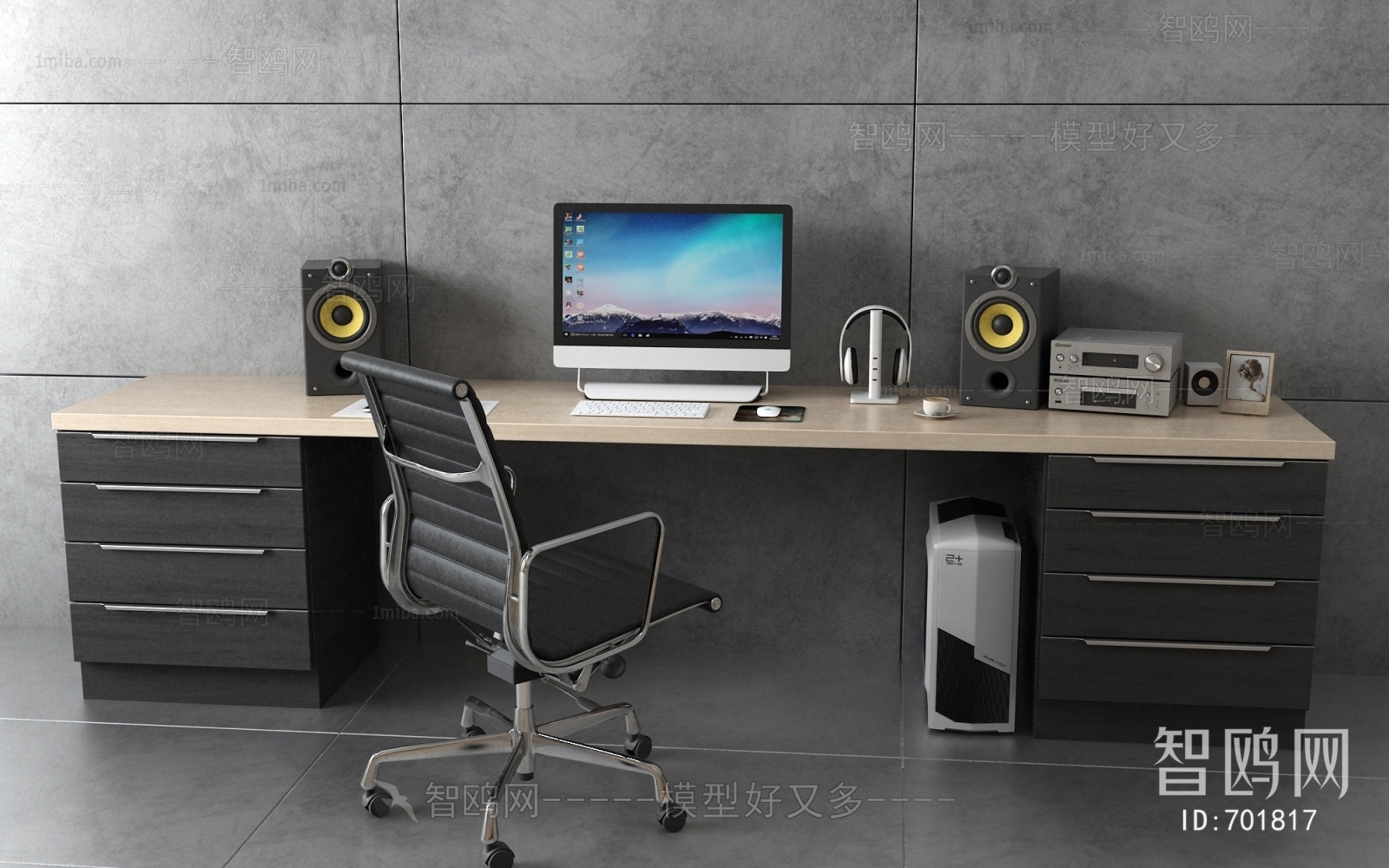 Modern Computer Desk And Chair