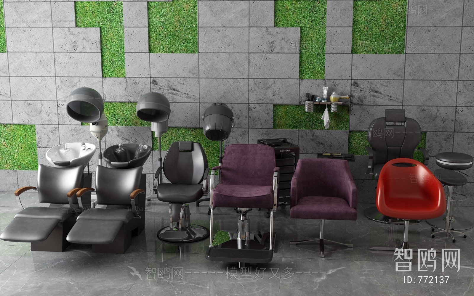 Modern Barber Chair