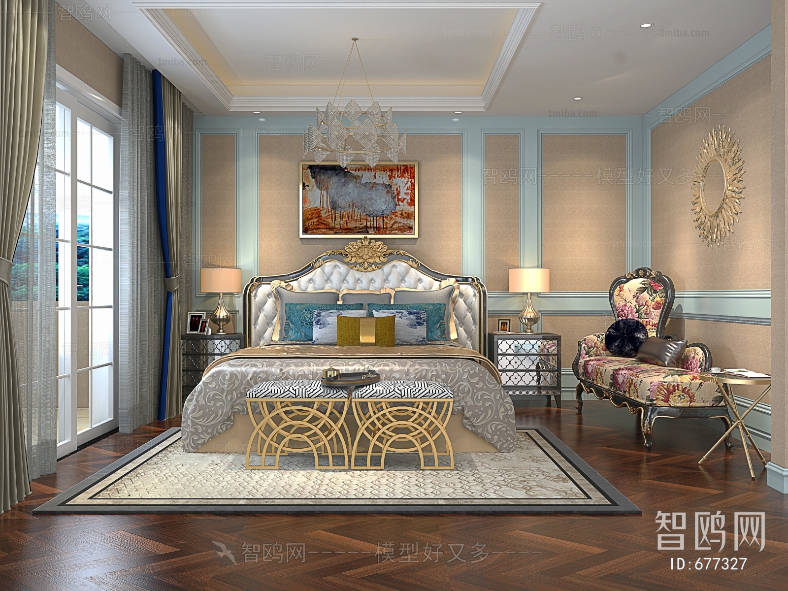 European Style Bedroom