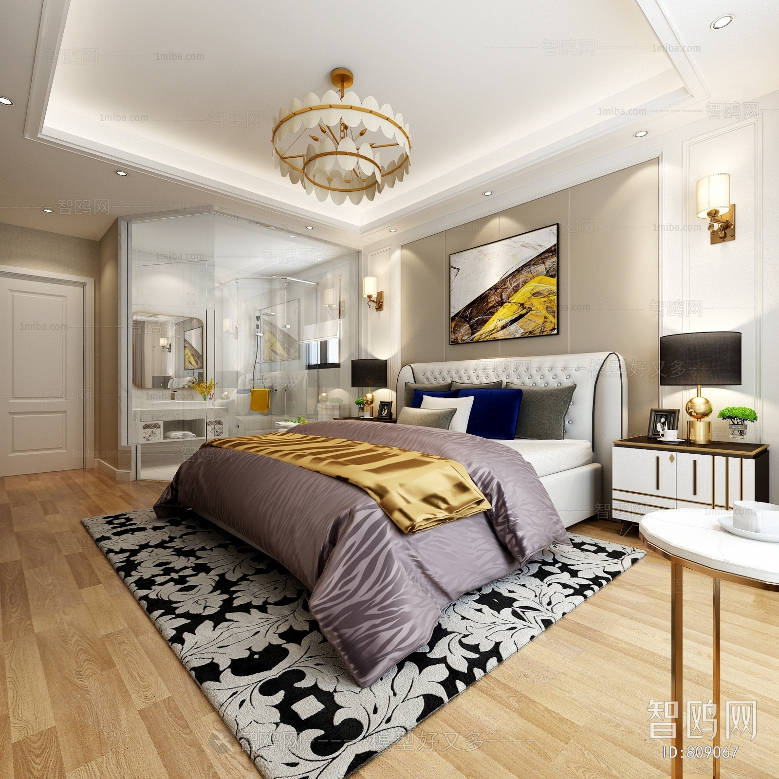 Post Modern Style Bedroom