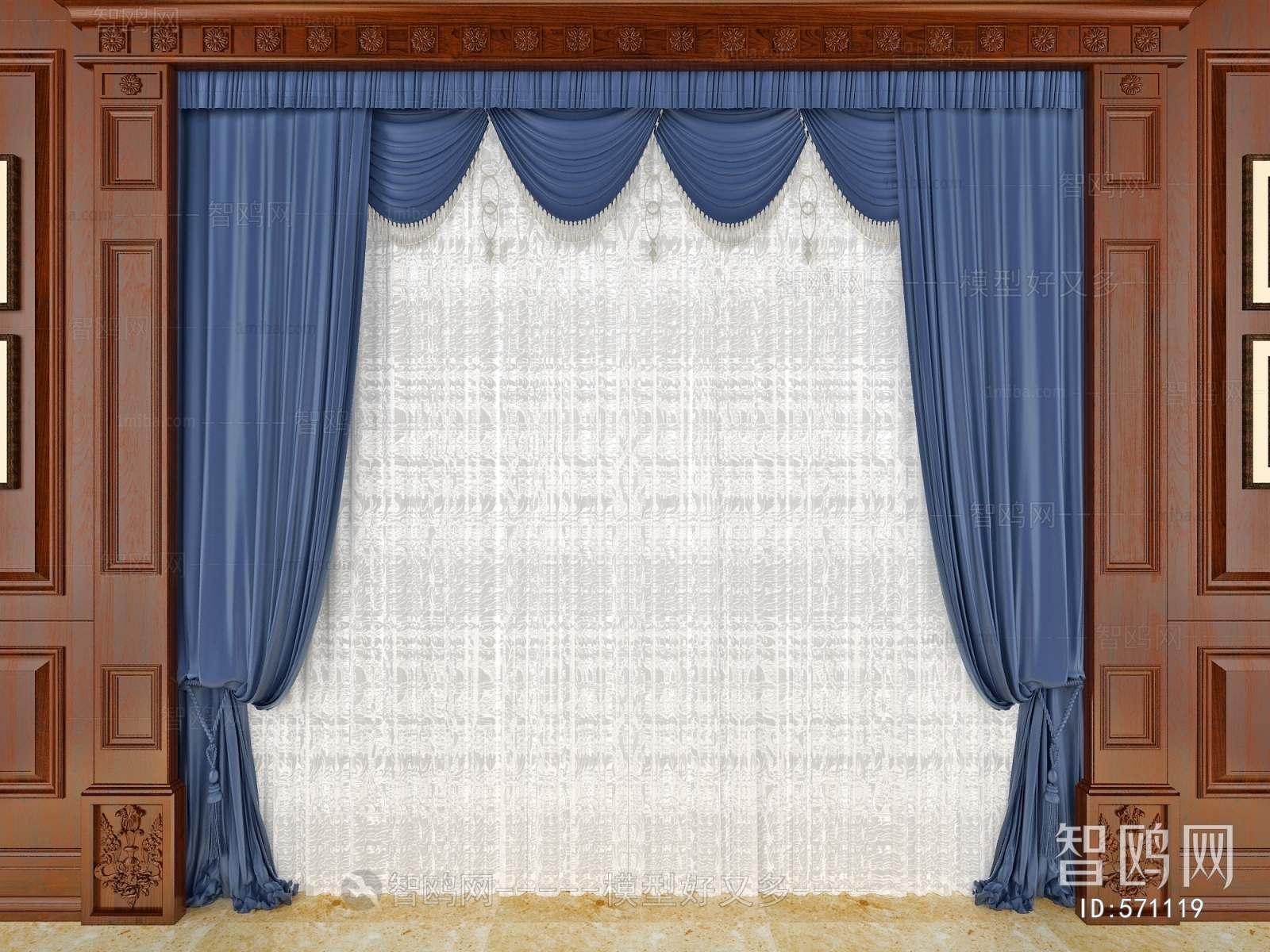 New Chinese Style The Curtain