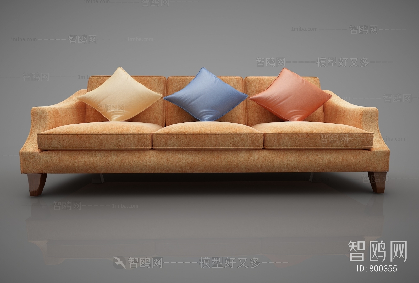 Modern Three-seat Sofa