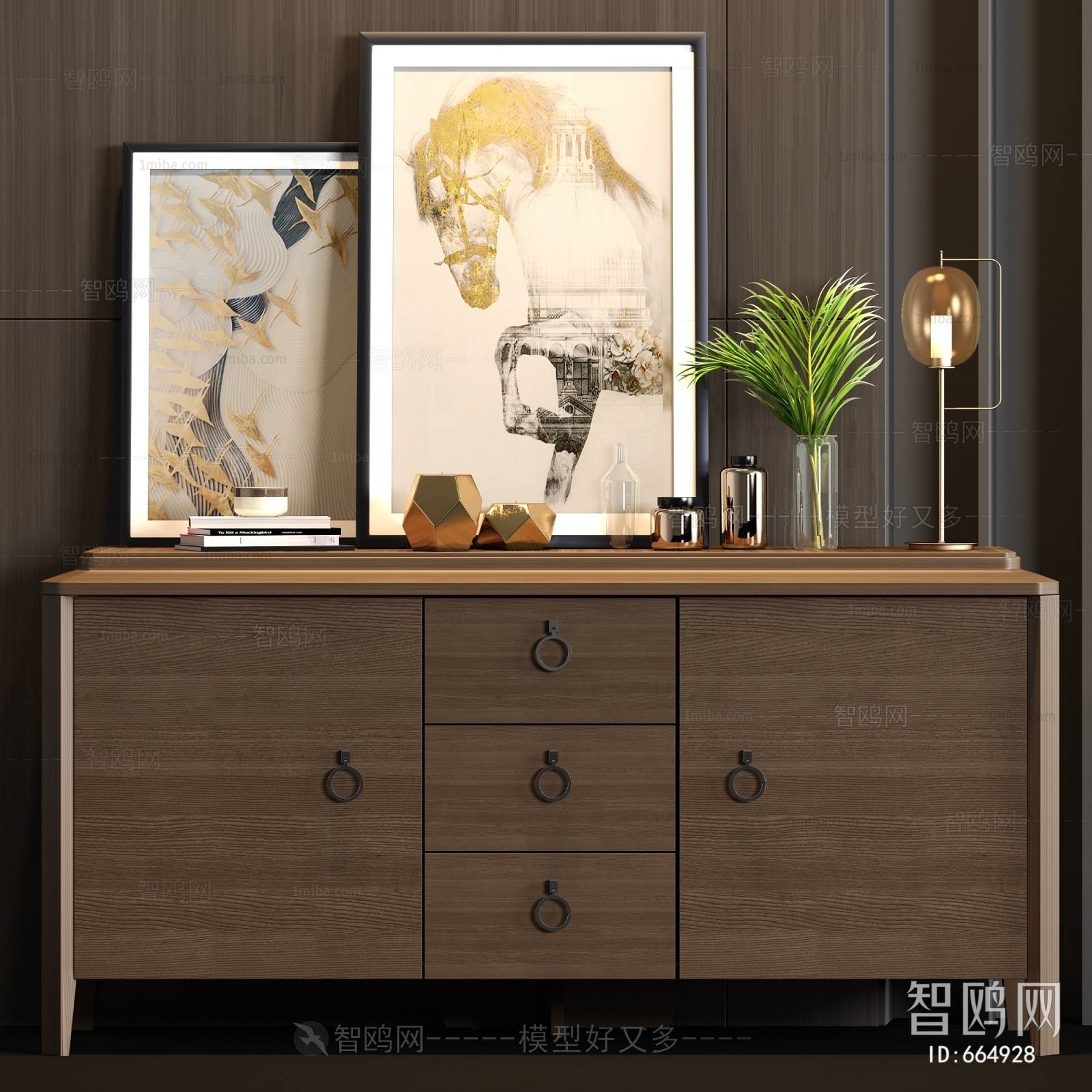 New Chinese Style Side Cabinet/Entrance Cabinet